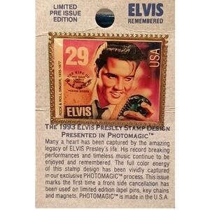 Limited Edition 1993 Elvis Presley‎ Stamp Design Presented in PHOTOMATIC SKUJ096
